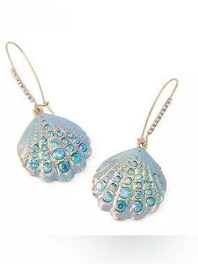 Betsey Johnson
Faux Stone Shell Dangle Earrings